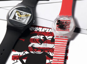 Návrhář Keith Haring spojil Swatch a Disney. Už to nemůže být lepší