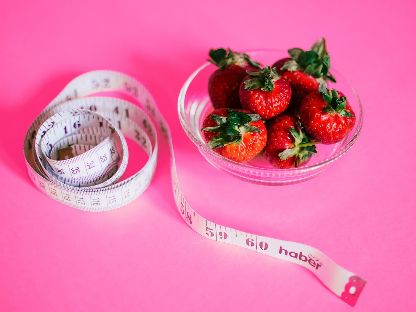 Strawberries And Measuring Tape
