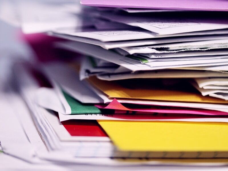pile of printing papers
