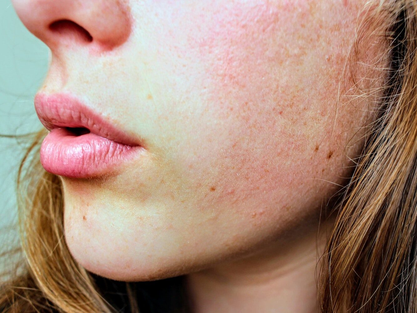 Close View of Womans Face