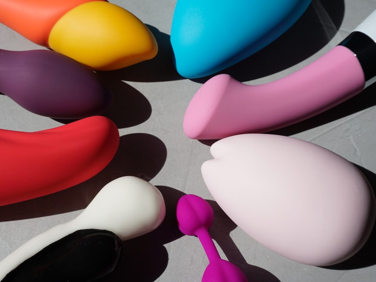 pink yellow blue and white balloons