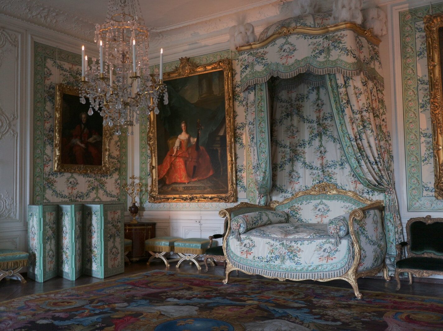 white and brown floral sofa chair