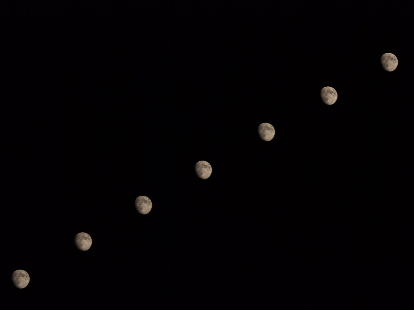 white and black round lights