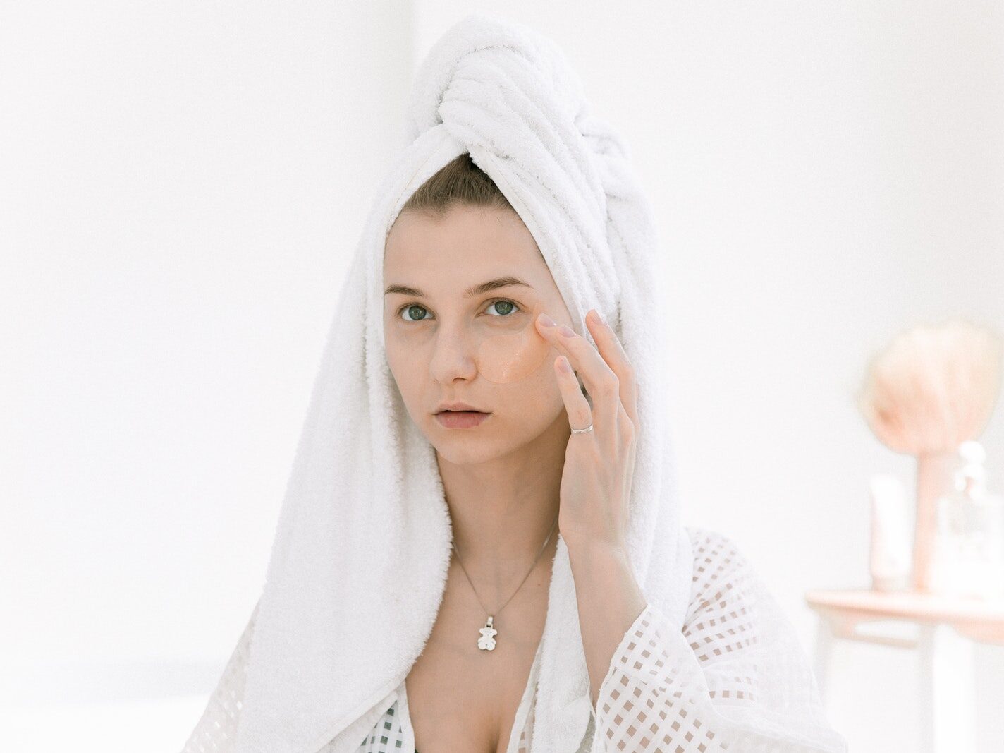 Photo Of Woman Touching Her Face