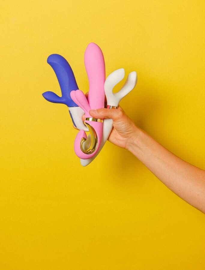 Hand Holding Sex Toys