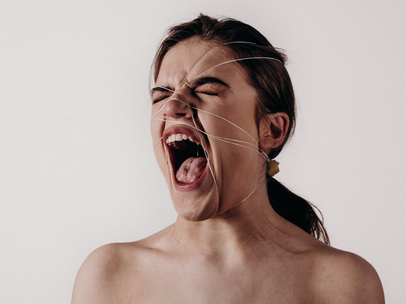 woman's face photograph