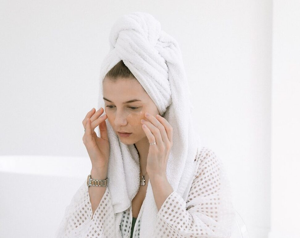 Photo Of Woman Touching Her Face