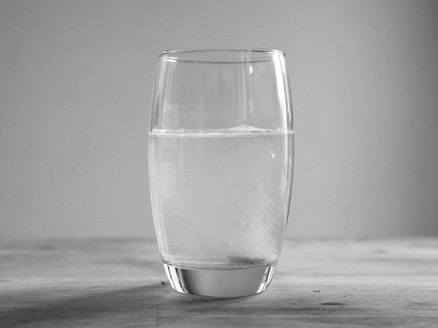 A Clear Drinking Glass with Water