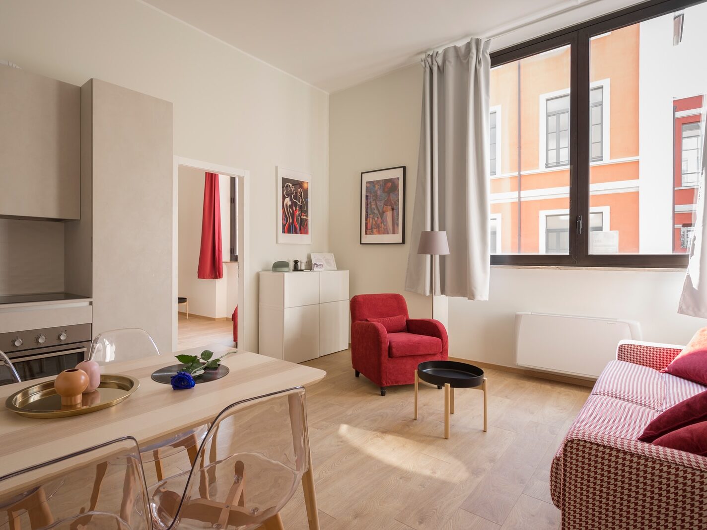 tidy room filled with furnitures