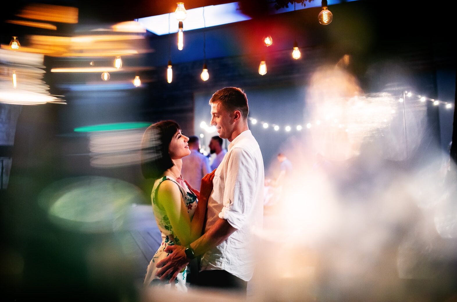 dancing man and woman