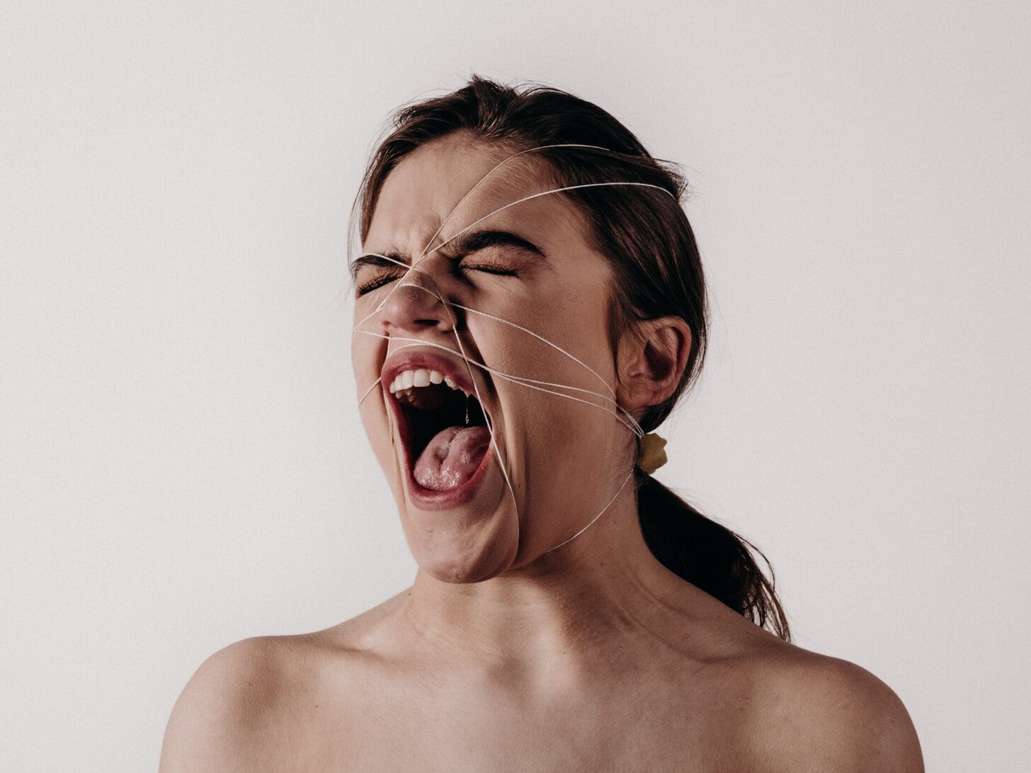 woman's face photograph