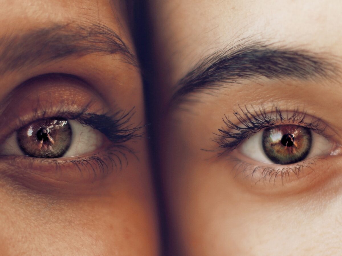 person's eyes