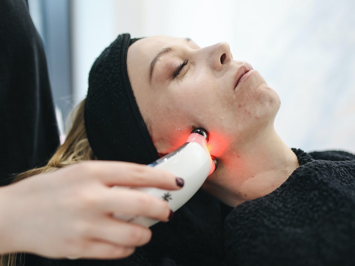 Woman Having Facial Care