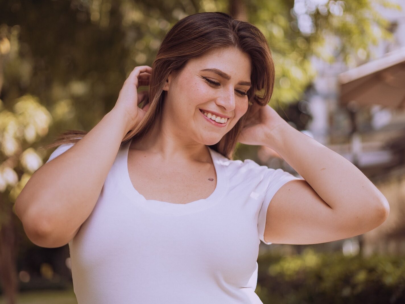 A Beautiful Woman Smiling
