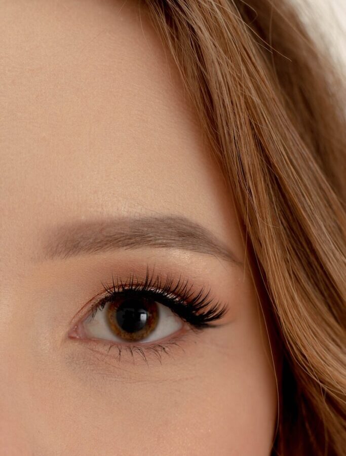 Woman's Eye in Close Up Photography