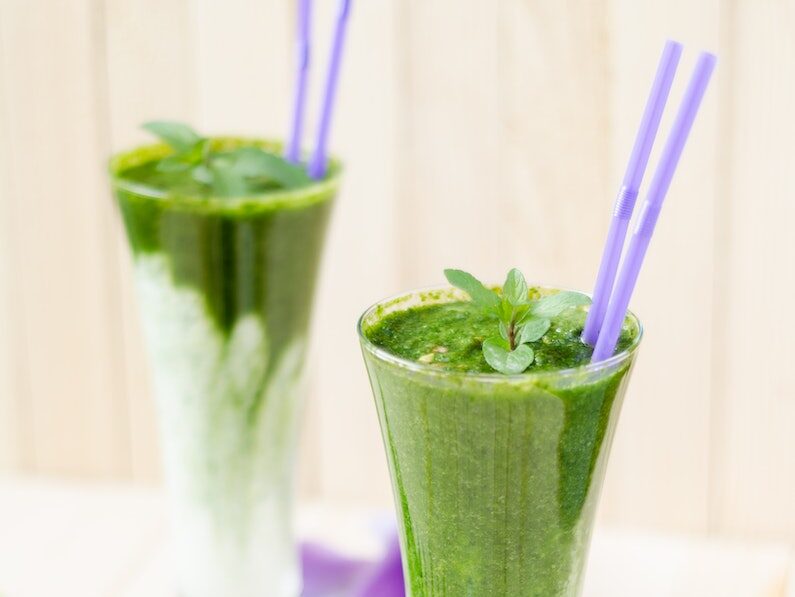 Two Clear Parfait Glasses