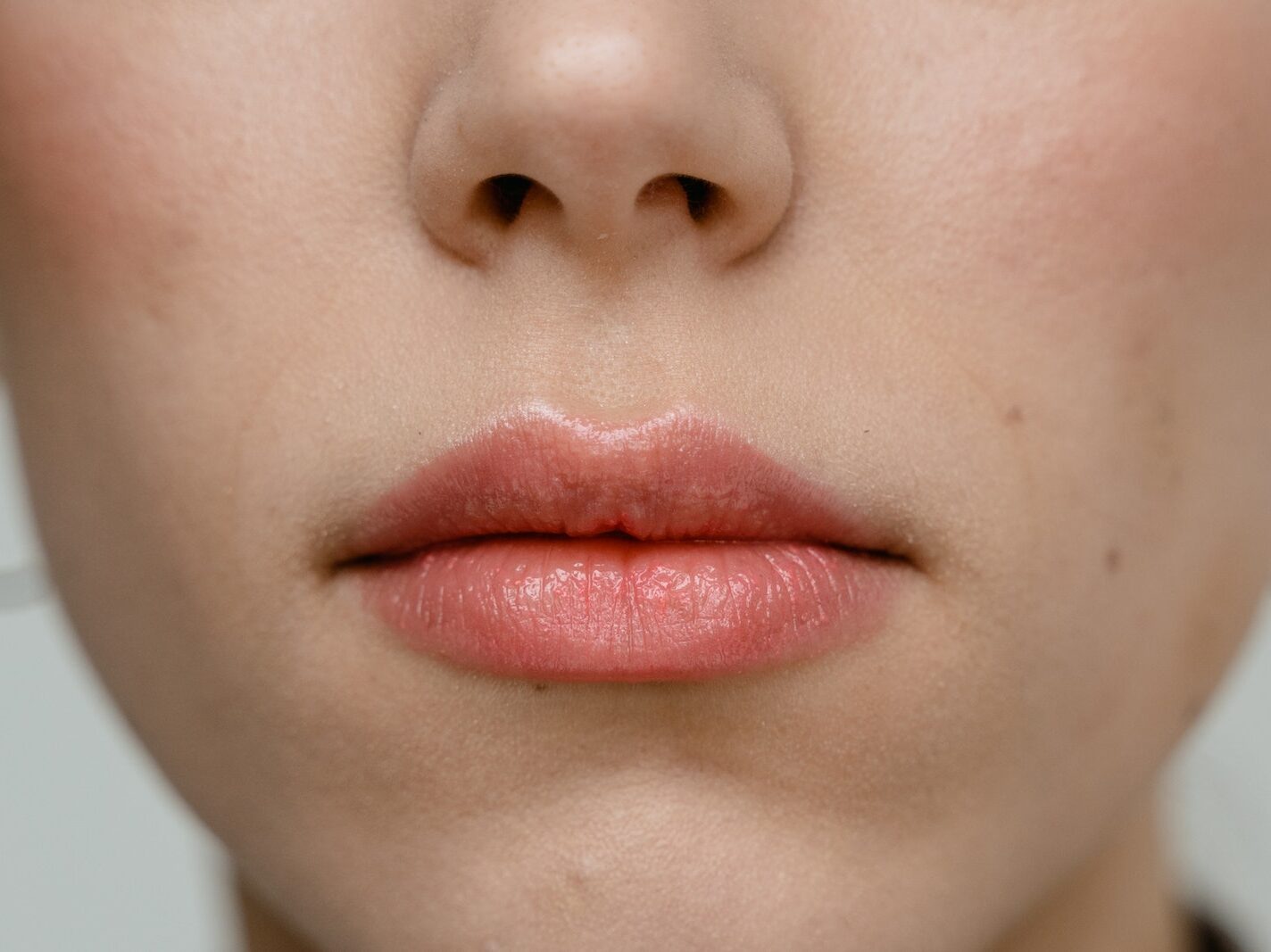 A Woman's Pink Lips