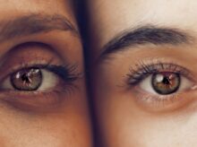 person's eyes