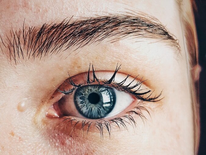 Person Showing Left Eye