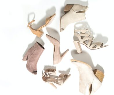 women's seven assorted-color footwear on surface