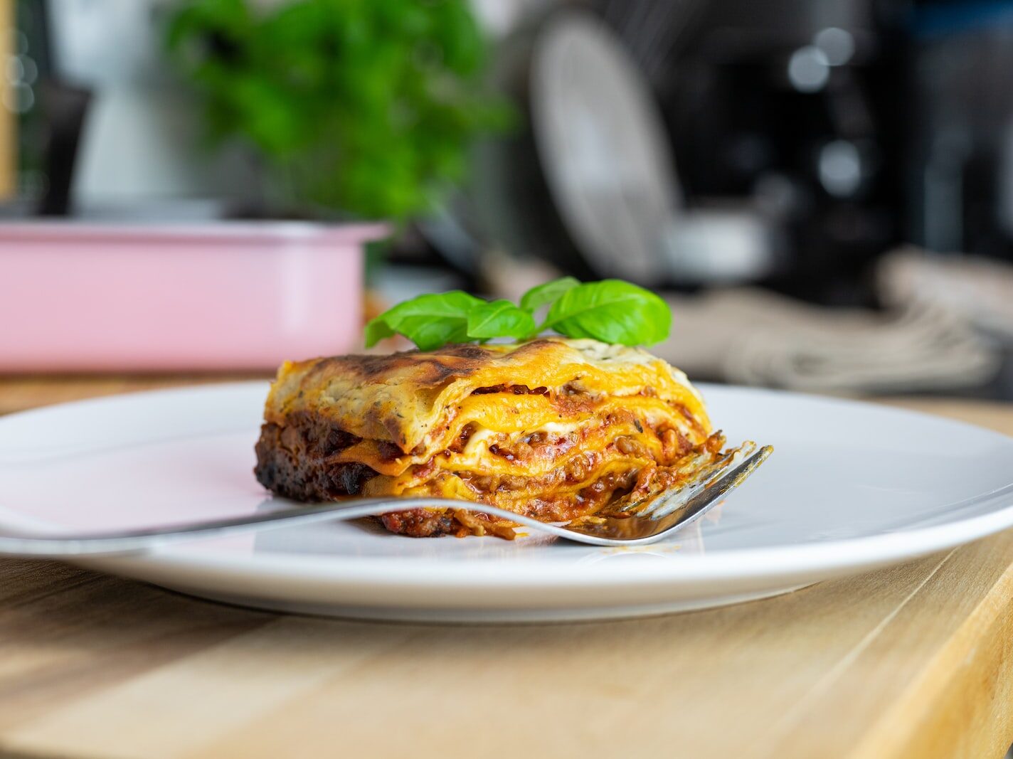 cooked food on white ceramic plate