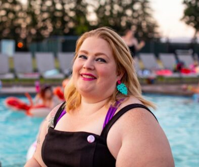 woman wearing black top during daytime