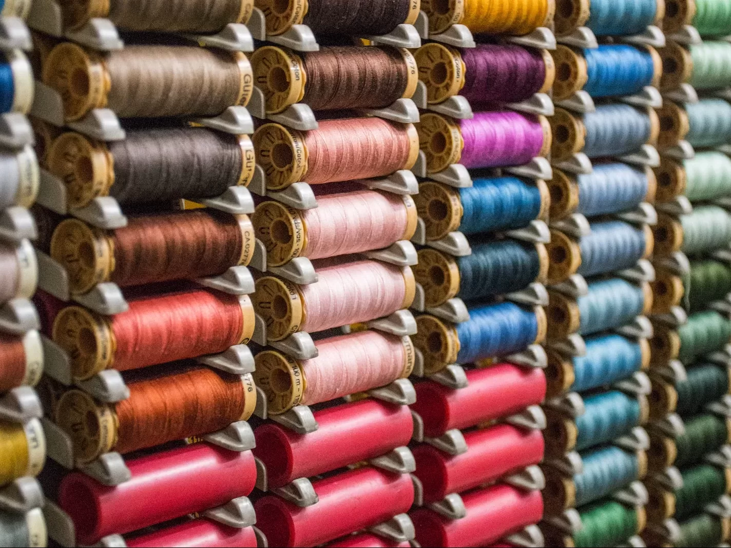 assorted color thread lot