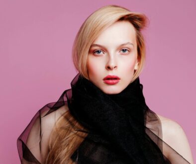 Photo of Woman Wearing Black Scarf