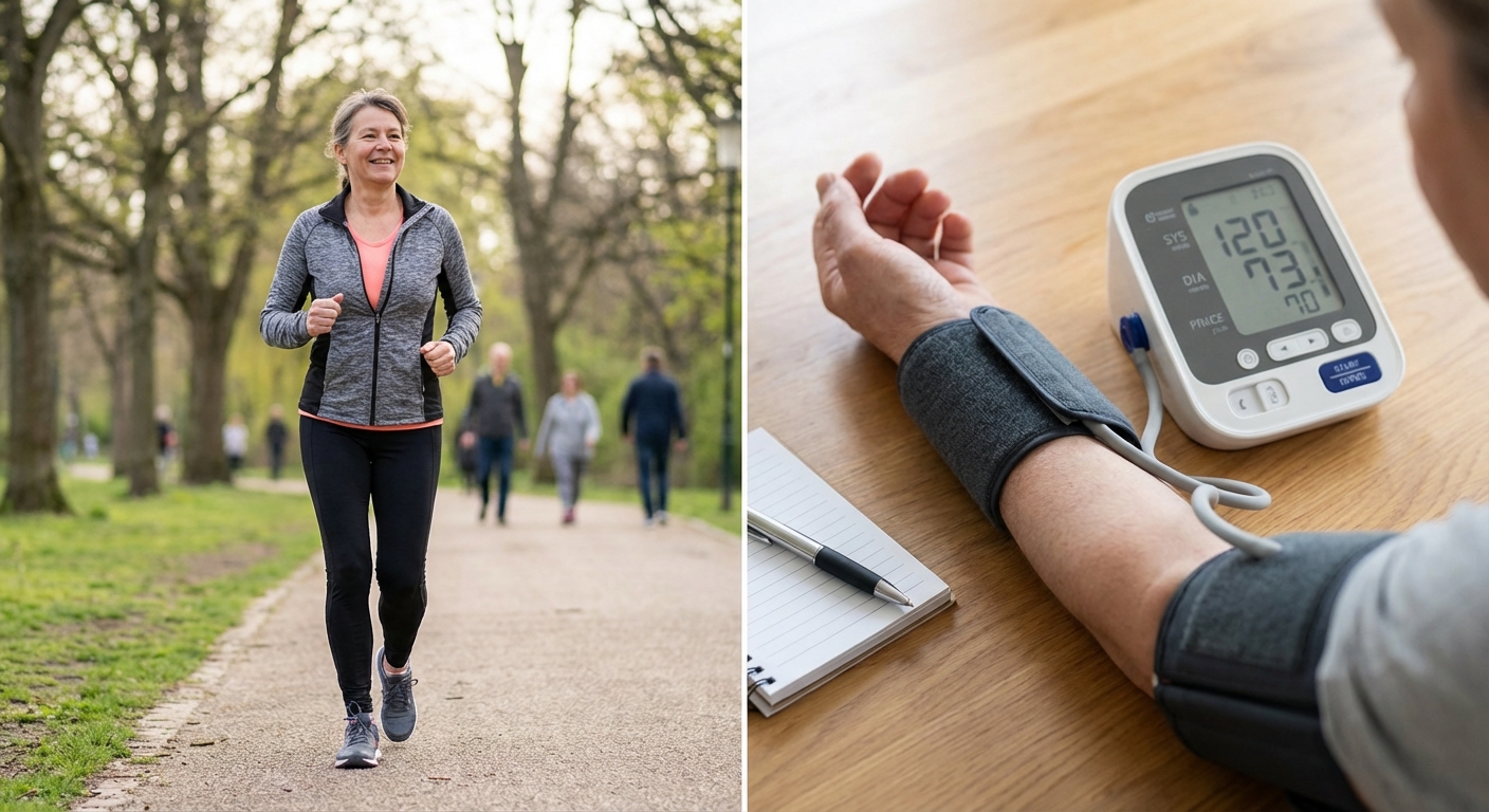 Minimalist photograph of motivational cards with healthy lifestyle messages on a white background.