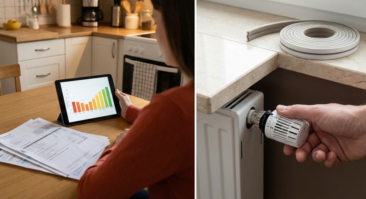 Minimalistic photo of a single LED light bulb against a bright yellow background for creative concepts.