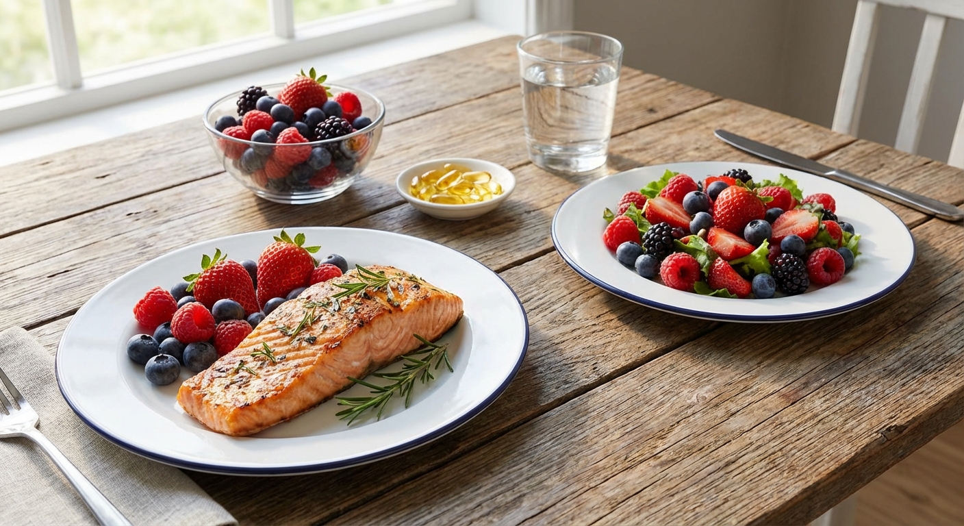 Nutritious organic walnuts in a black bowl, perfect for healthy snacks or raw diets.