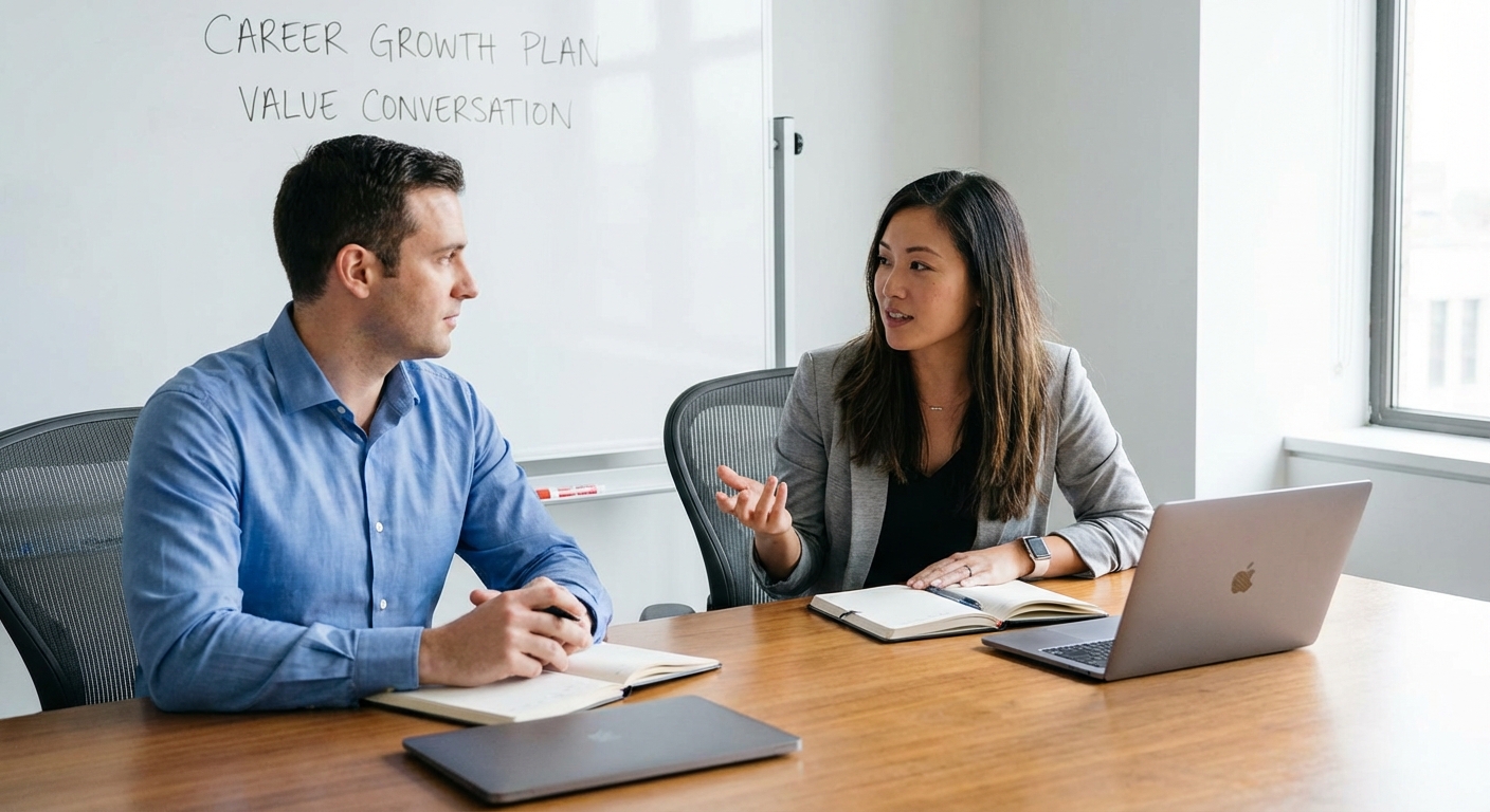 Two businesswomen wearing masks shake hands in a modern office setting.