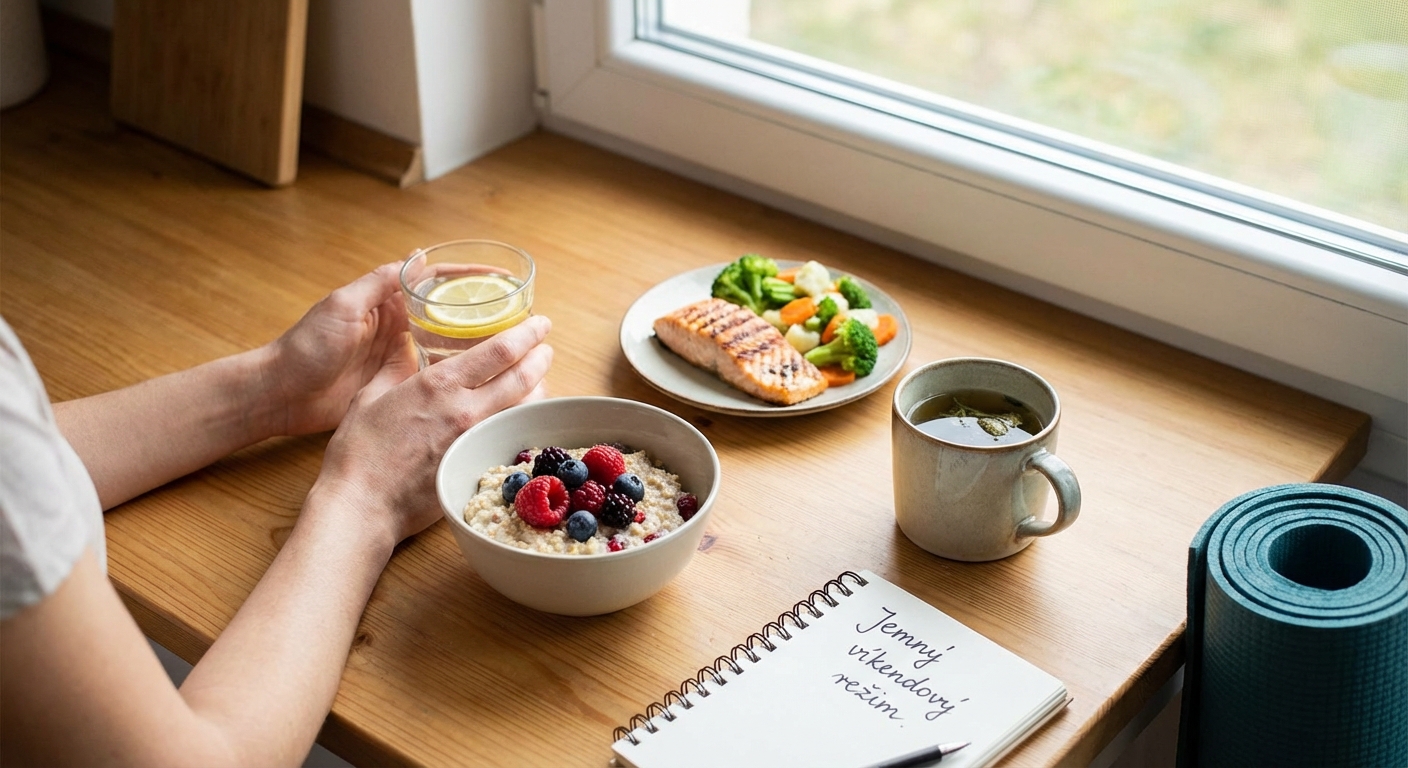 Top view of lemon cucumber water with mint, perfect for detox and hydration.
