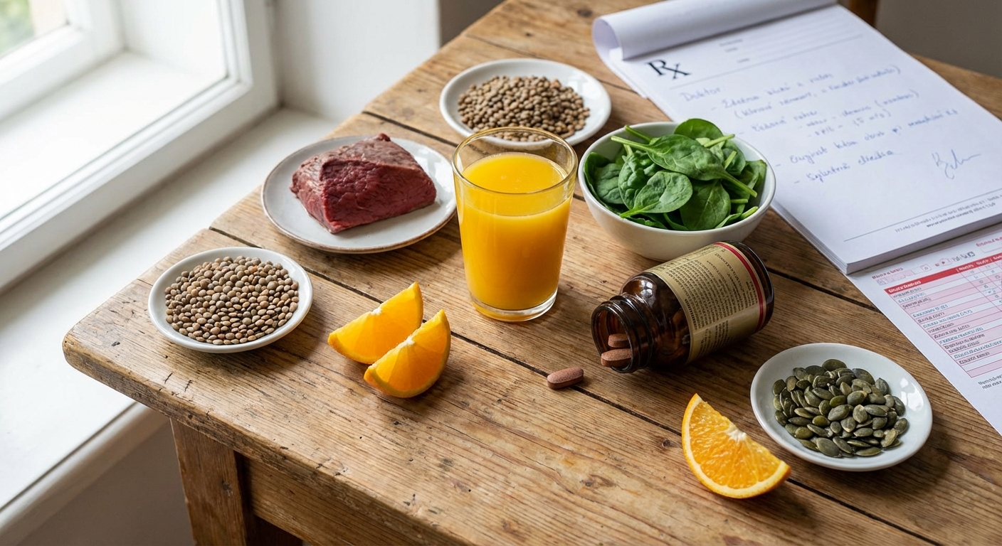 Close-up of a hand with a finger prick for home blood testing. Ideal for health and medical themes.