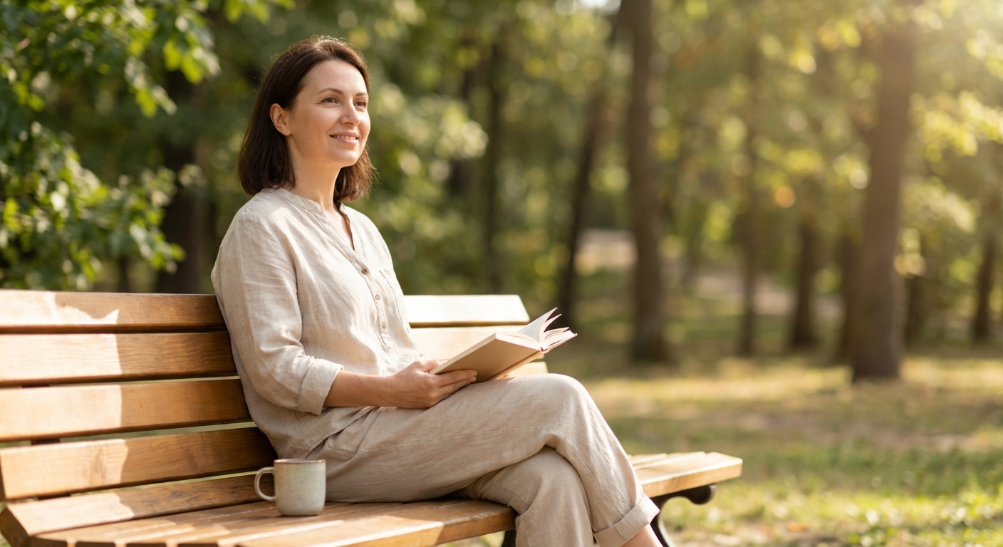 African American woman enjoying a good book in a cozy indoor setting.