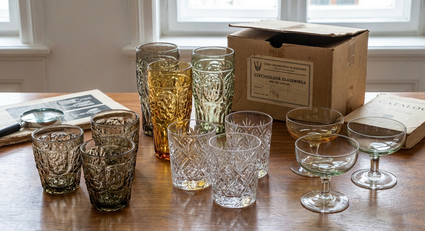 Close-up of elegant amber goblets with a textured diamond pattern, perfect for upscale dining.