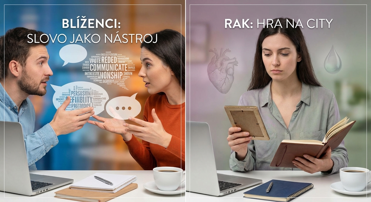 Open book displaying zodiac symbols and seasonal descriptions being held by hands.