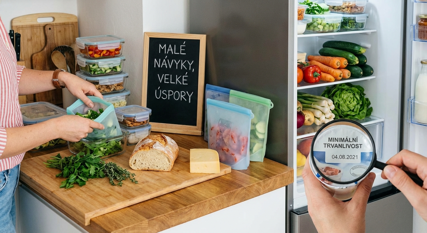 Clear view of two frozen sandwiches wrapped in plastic inside a refrigerator.