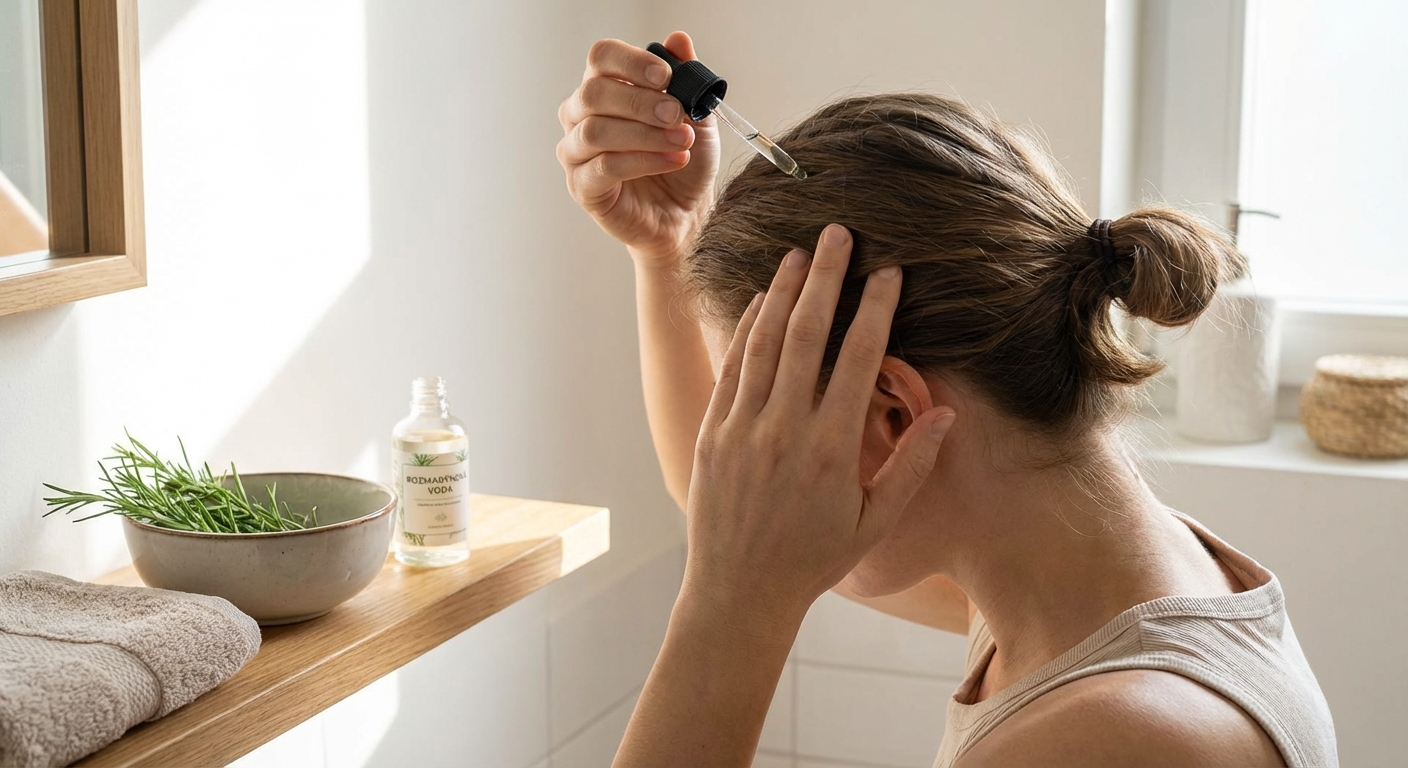 Woman enjoying a relaxing hair wash with shampoo and massage in a modern hair salon.