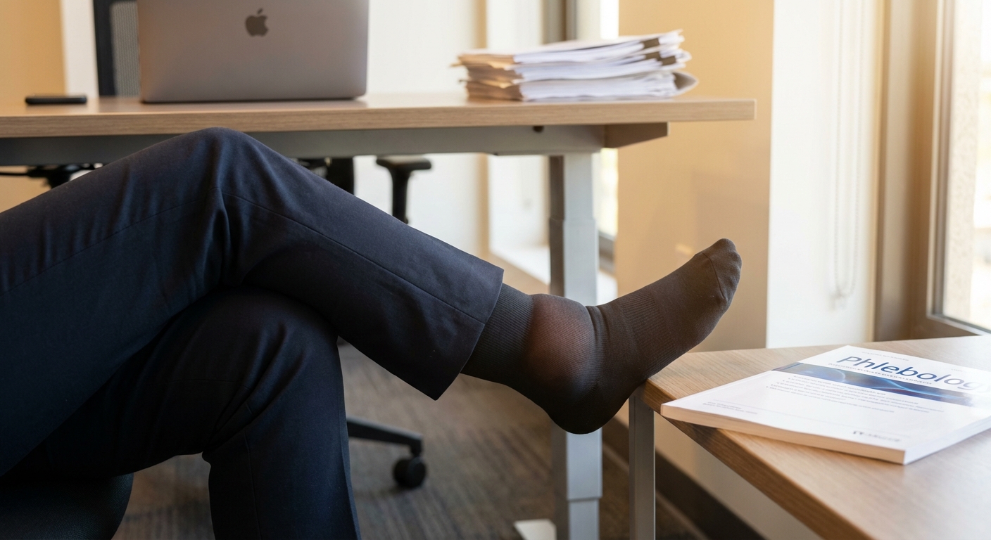 Woman sitting on wooden chair with crossed legs wearing ripped jeans in minimalistic room.