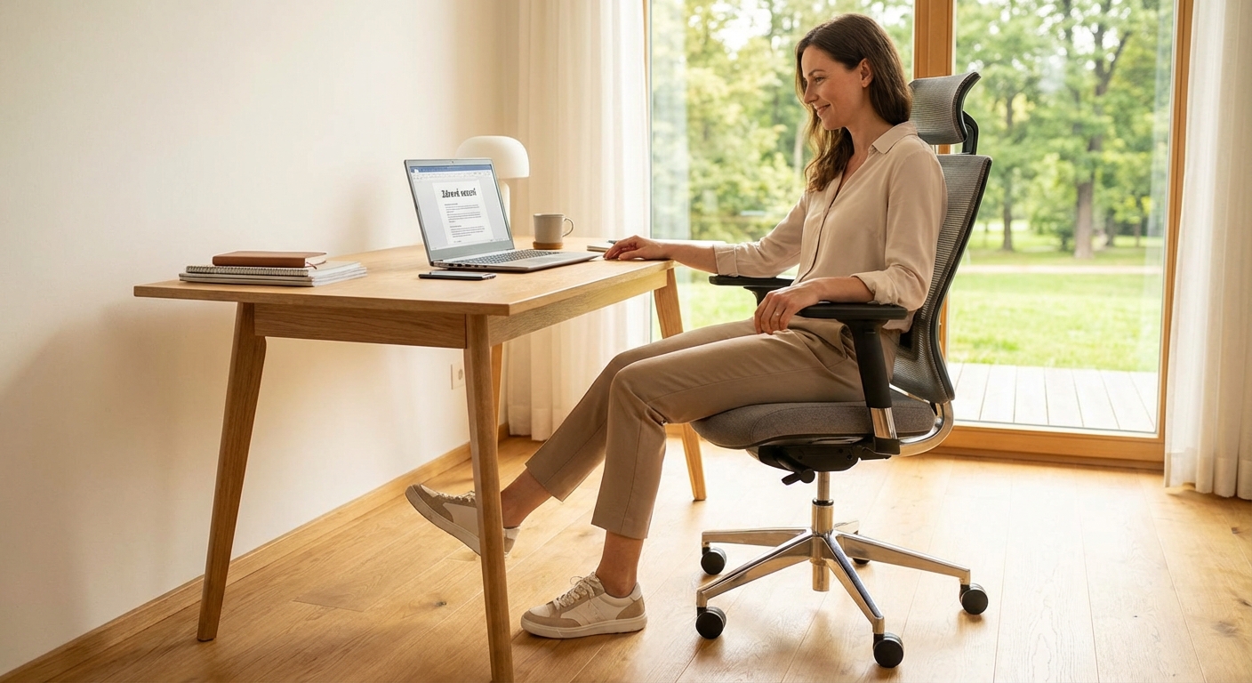 A woman sits on a modern sofa reading a book, enhancing a cozy and relaxing atmosphere.