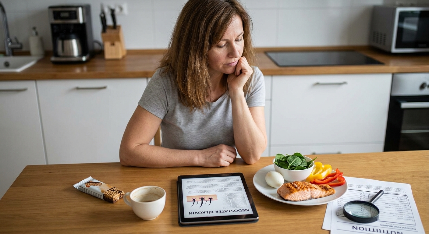 Delicious avocado toast topped with soft-boiled eggs and pine nuts on a white plate.