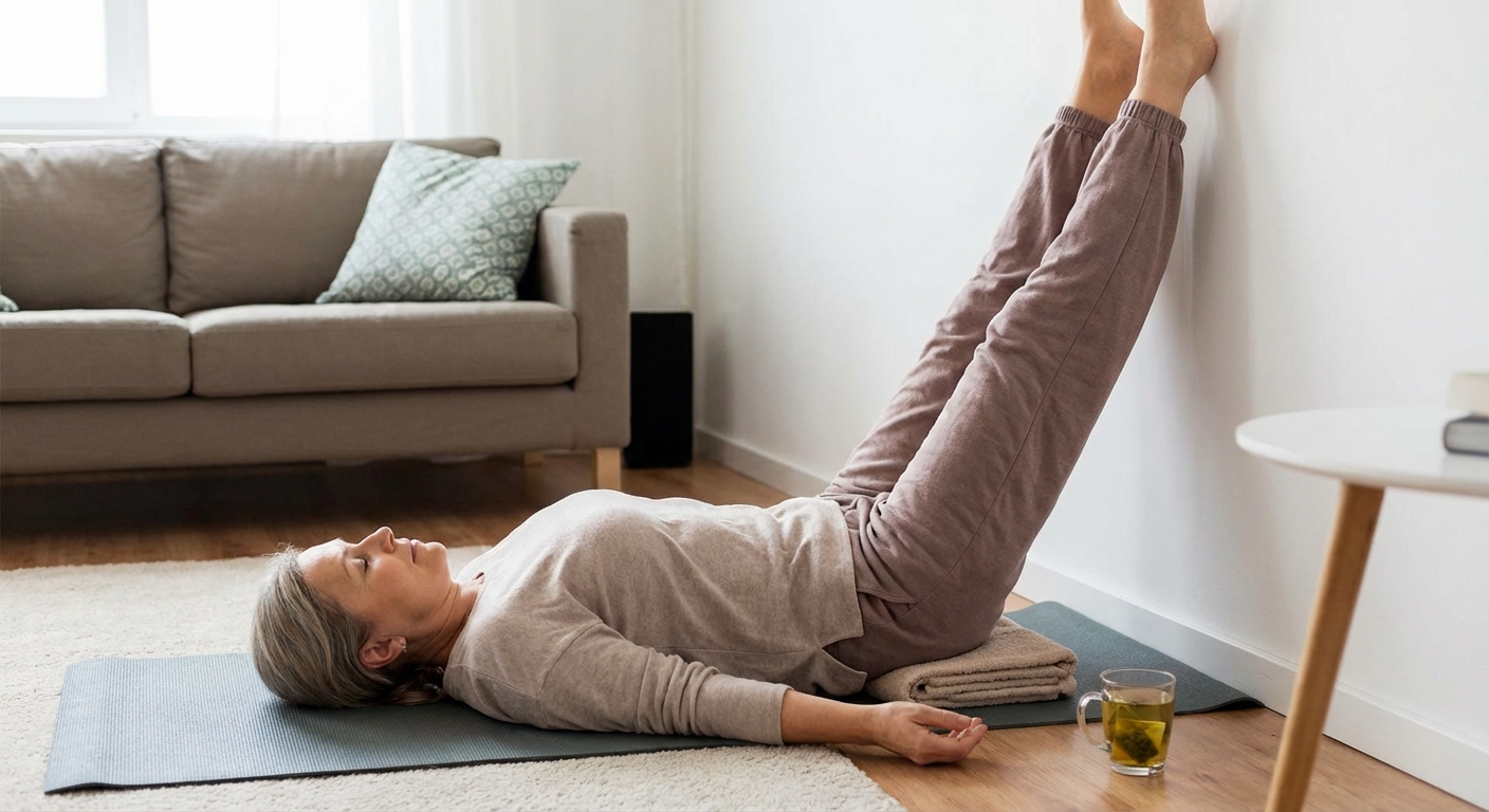 A massage therapist provides a rejuvenating leg treatment in a calming spa environment.