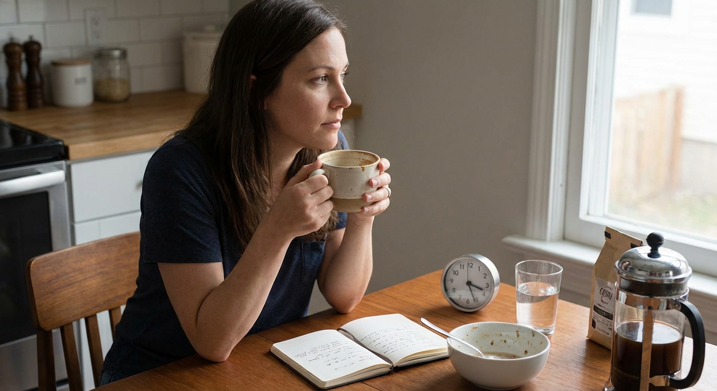 Close-up of espresso in a measuring cup with crema, ideal for coffee enthusiasts.