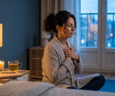 Večerní rituál pro ženy 40+: jednoduchý plán na 20 minut, který zklidní myšlenky a připraví tělo na hluboký spánek