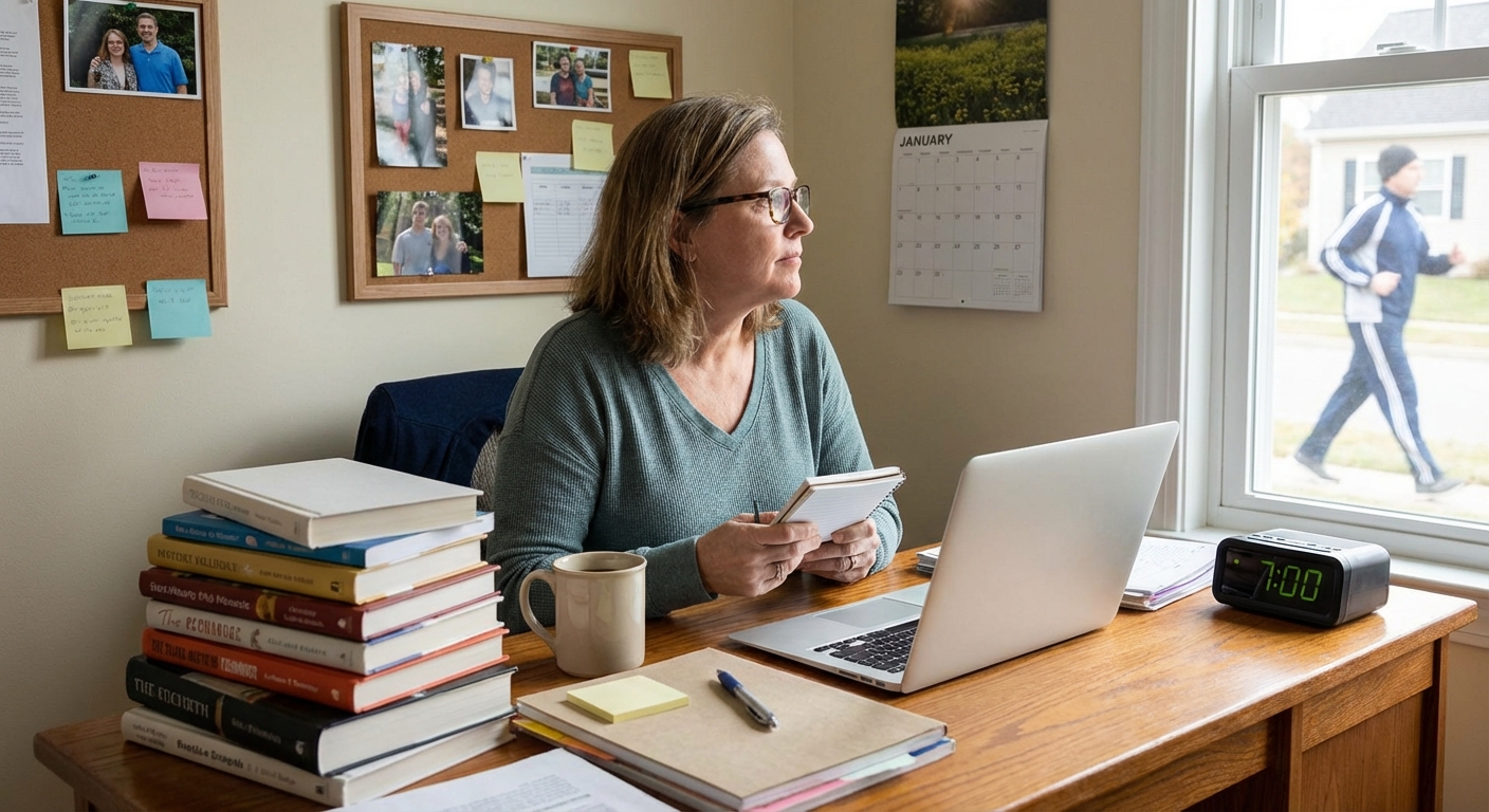 Young child engrossed in a smartphone video while holding a brain model indoors.