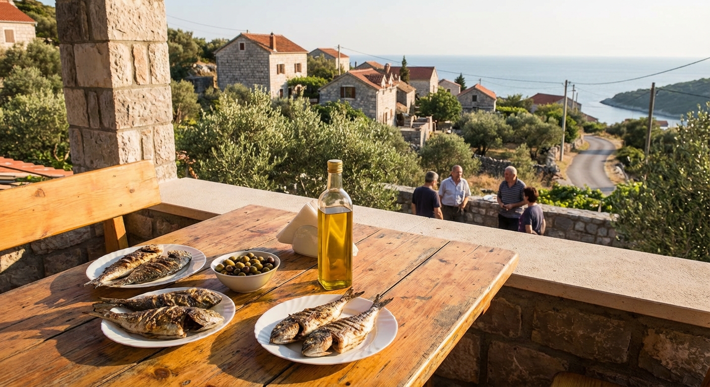 A breathtaking aerial view of Bar beach and bridge in Montenegro's summer landscape.