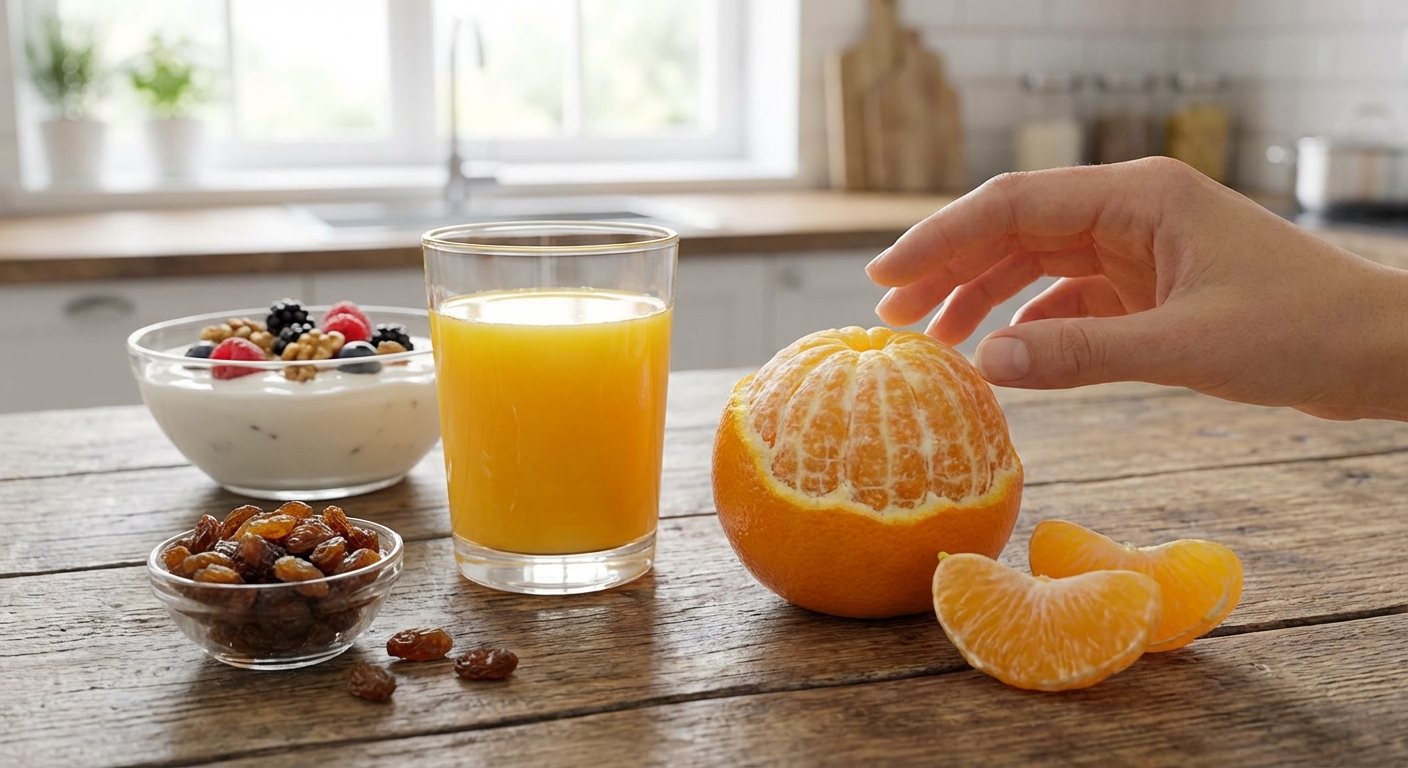 A glass bowl of fresh strawberries paired with a pink measuring tape symbolizes healthy eating.