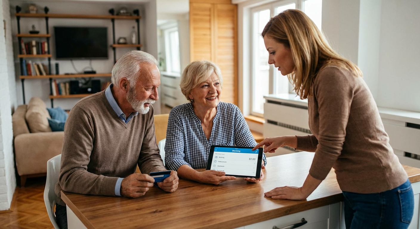 A hand pressing a button on an ATM keypad in Brasil, emphasizing digital banking.