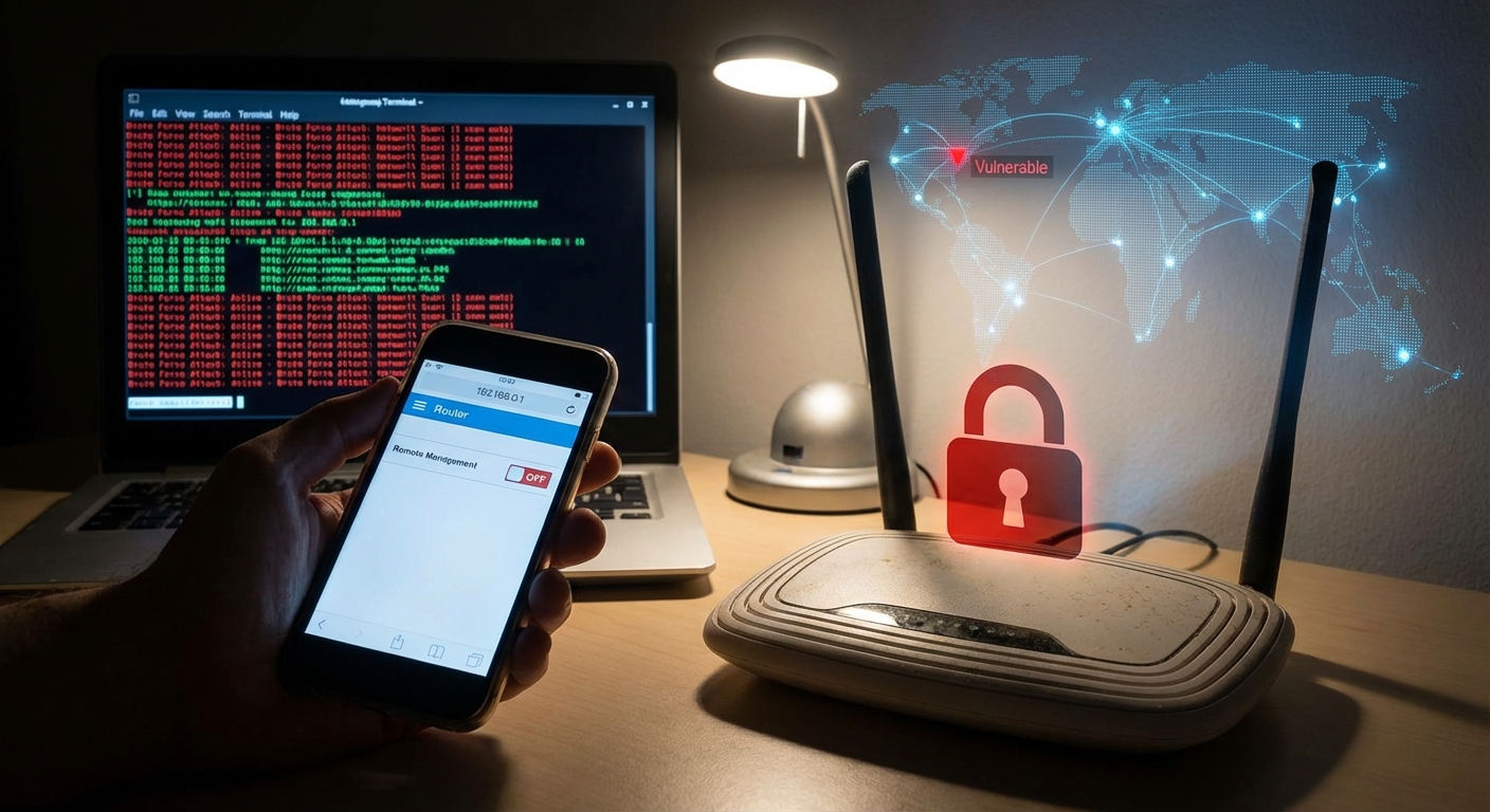 A sleek wireless router enhanced by vibrant neon lights, showcasing cutting-edge technology.